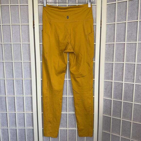 Figs Performance Underscrub Legging Women Yellow Activewear Stretch S Small 26” - Picture 1 of 8